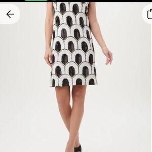 Trina Turk Black and White Mini Dress